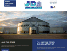 Tablet Screenshot of jdconstinc.com